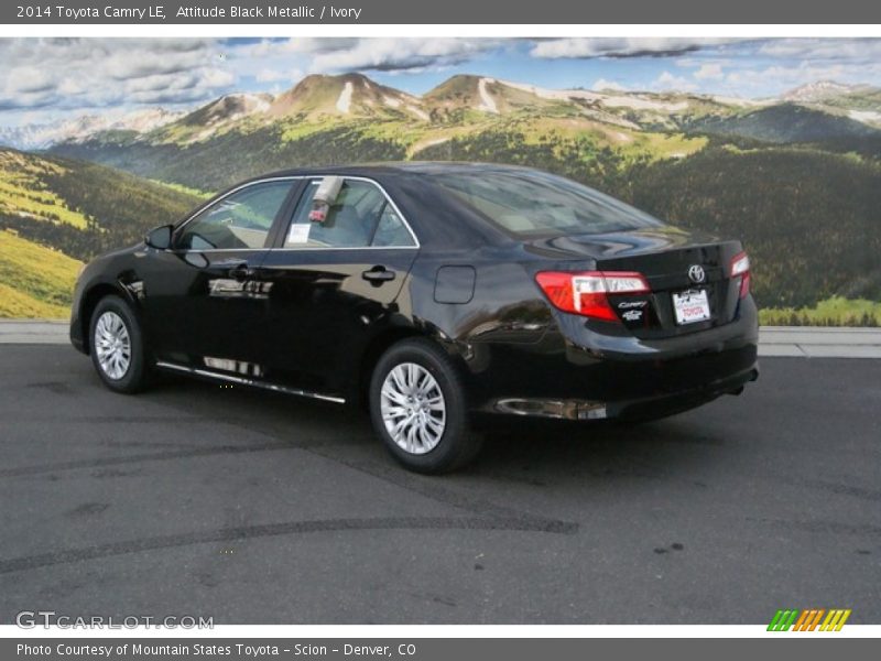 Attitude Black Metallic / Ivory 2014 Toyota Camry LE