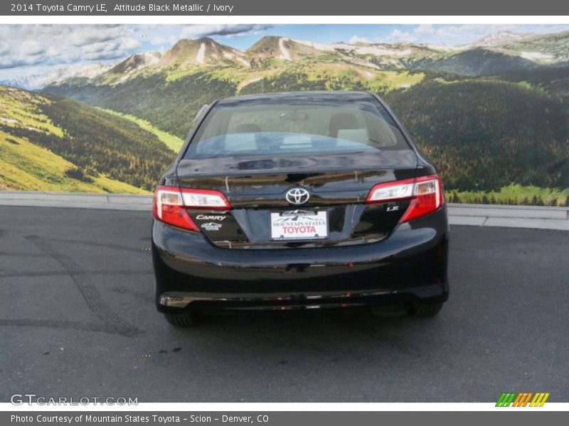 Attitude Black Metallic / Ivory 2014 Toyota Camry LE