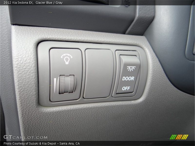 Glacier Blue / Gray 2012 Kia Sedona EX