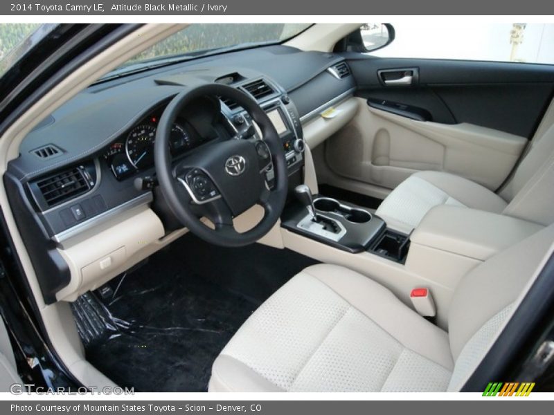 Attitude Black Metallic / Ivory 2014 Toyota Camry LE