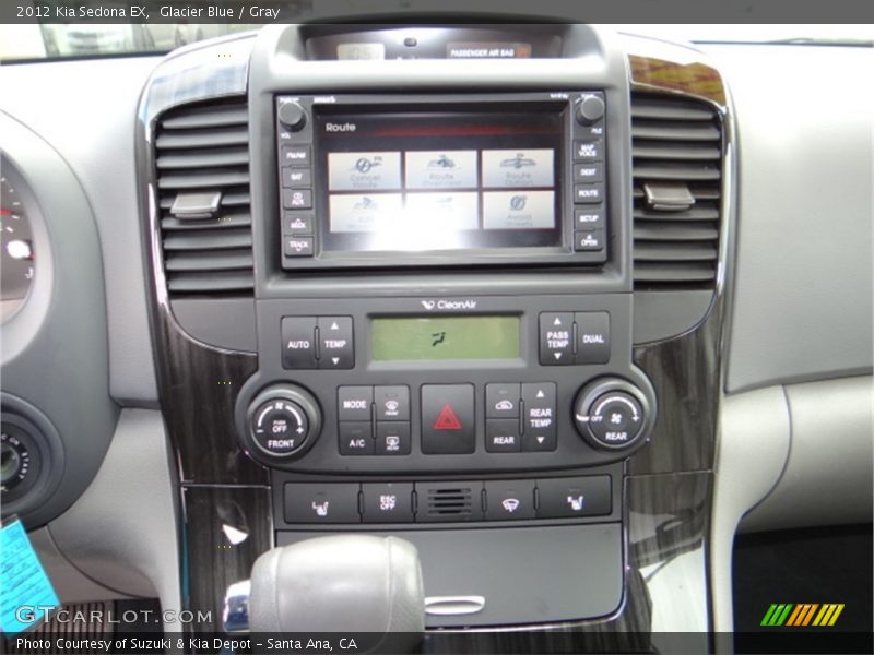 Glacier Blue / Gray 2012 Kia Sedona EX