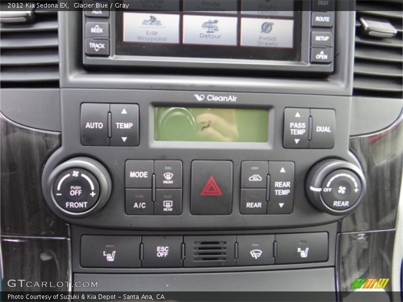 Glacier Blue / Gray 2012 Kia Sedona EX