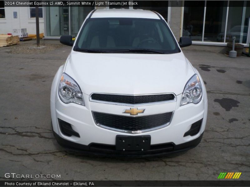 Summit White / Light Titanium/Jet Black 2014 Chevrolet Equinox LS AWD