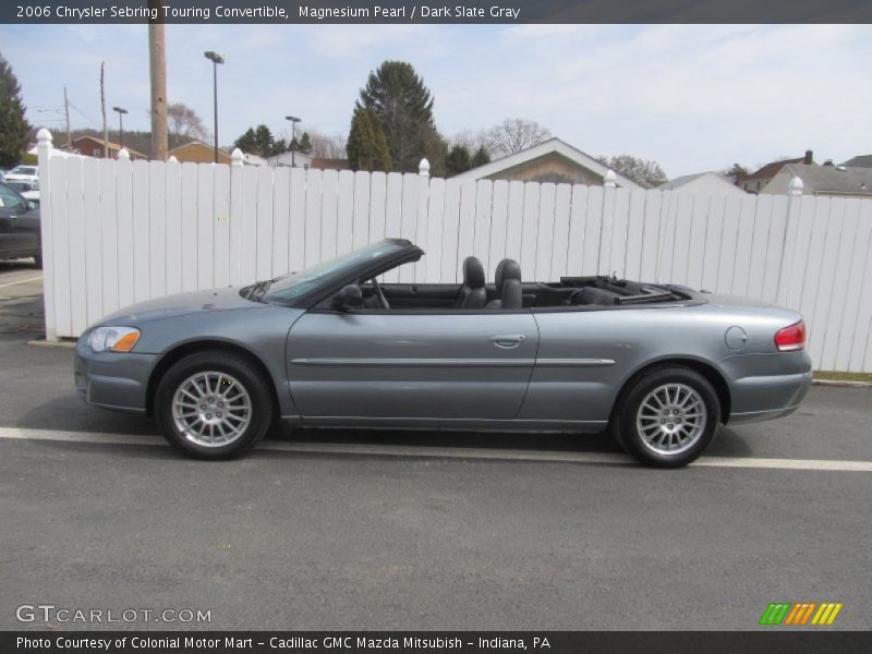 Magnesium Pearl / Dark Slate Gray 2006 Chrysler Sebring Touring Convertible
