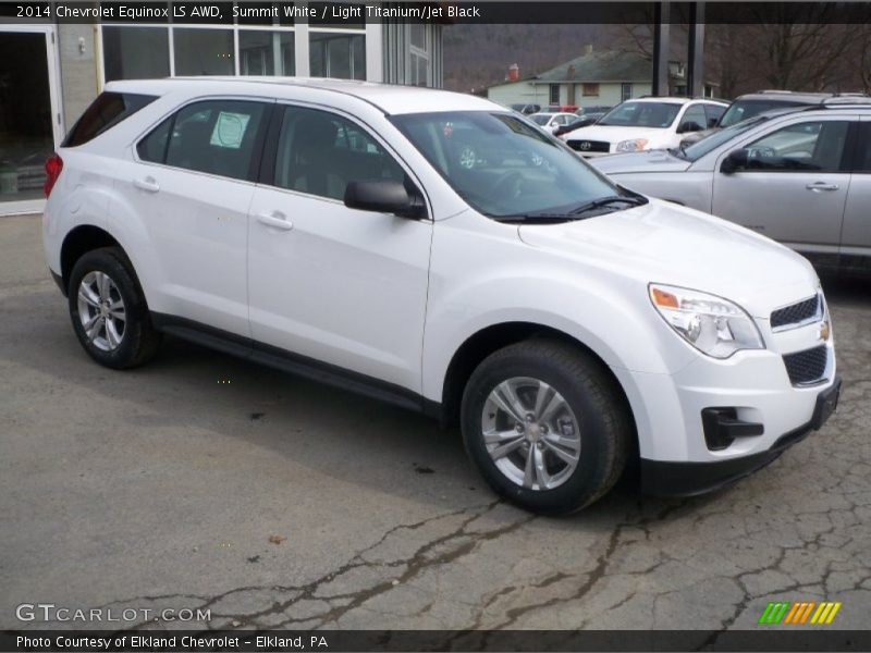 Summit White / Light Titanium/Jet Black 2014 Chevrolet Equinox LS AWD