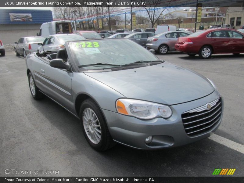 Magnesium Pearl / Dark Slate Gray 2006 Chrysler Sebring Touring Convertible