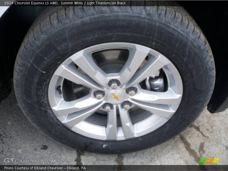 Summit White / Light Titanium/Jet Black 2014 Chevrolet Equinox LS AWD