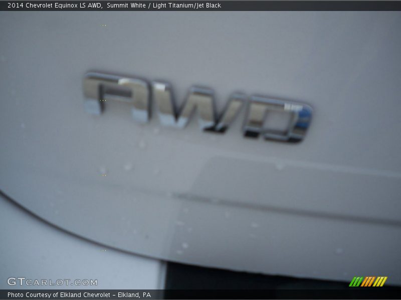 Summit White / Light Titanium/Jet Black 2014 Chevrolet Equinox LS AWD