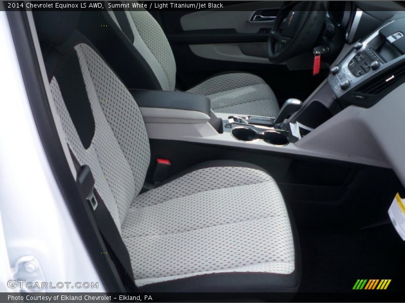 Summit White / Light Titanium/Jet Black 2014 Chevrolet Equinox LS AWD
