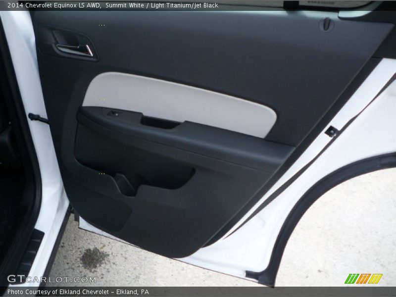 Summit White / Light Titanium/Jet Black 2014 Chevrolet Equinox LS AWD