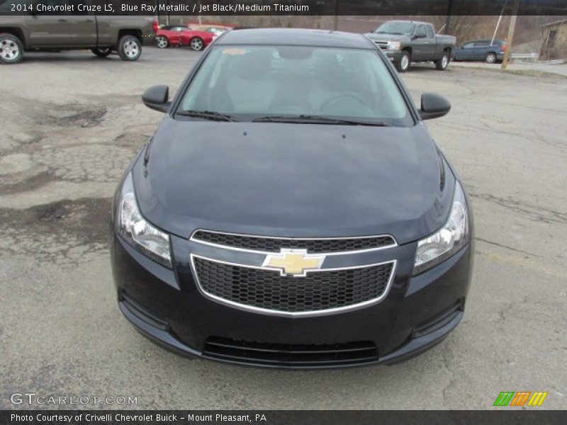 Blue Ray Metallic / Jet Black/Medium Titanium 2014 Chevrolet Cruze LS