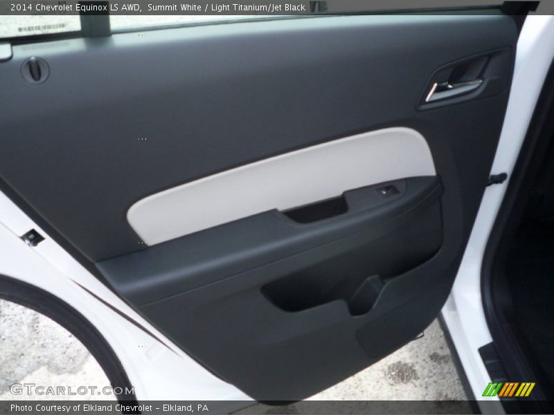 Summit White / Light Titanium/Jet Black 2014 Chevrolet Equinox LS AWD