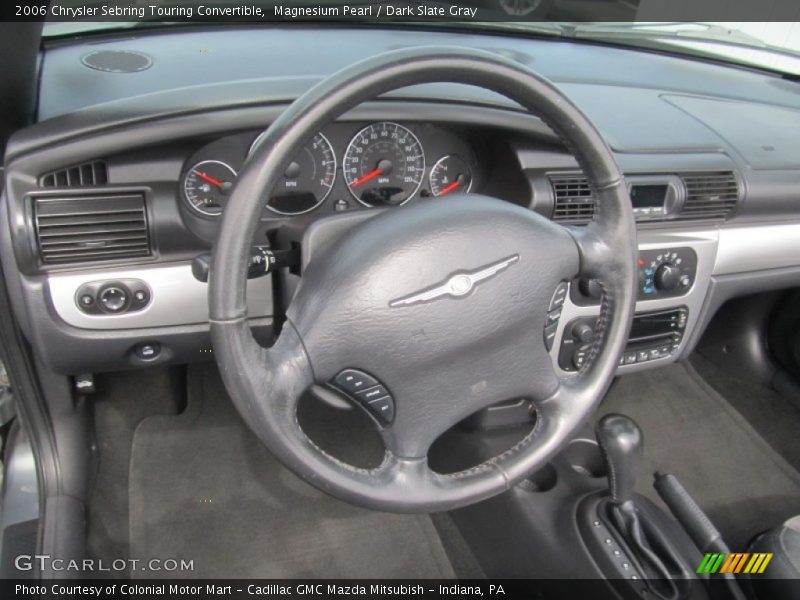 Magnesium Pearl / Dark Slate Gray 2006 Chrysler Sebring Touring Convertible