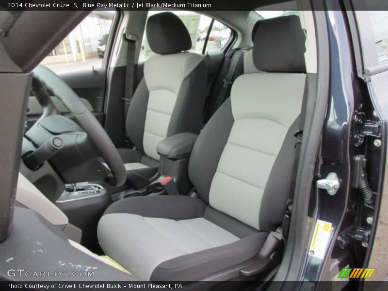 Blue Ray Metallic / Jet Black/Medium Titanium 2014 Chevrolet Cruze LS