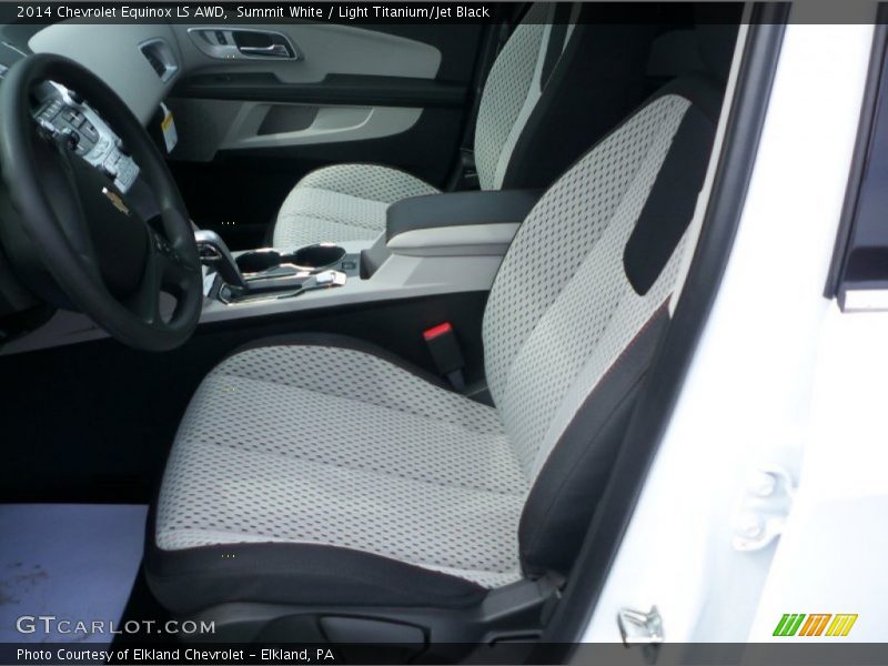 Summit White / Light Titanium/Jet Black 2014 Chevrolet Equinox LS AWD