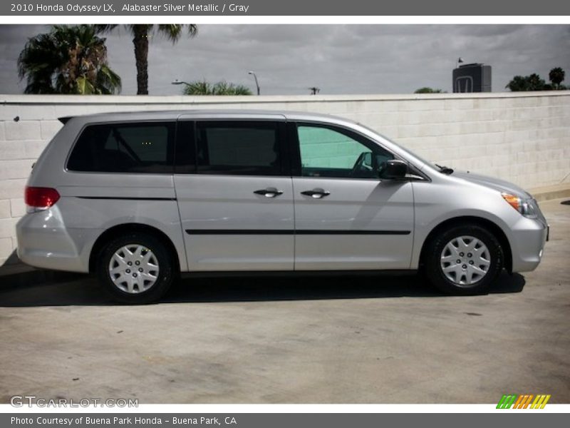 Alabaster Silver Metallic / Gray 2010 Honda Odyssey LX