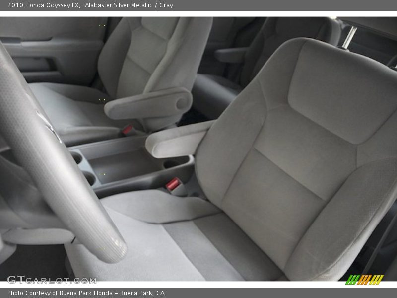 Alabaster Silver Metallic / Gray 2010 Honda Odyssey LX
