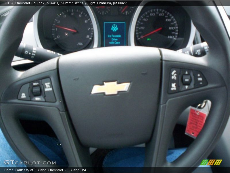 Summit White / Light Titanium/Jet Black 2014 Chevrolet Equinox LS AWD