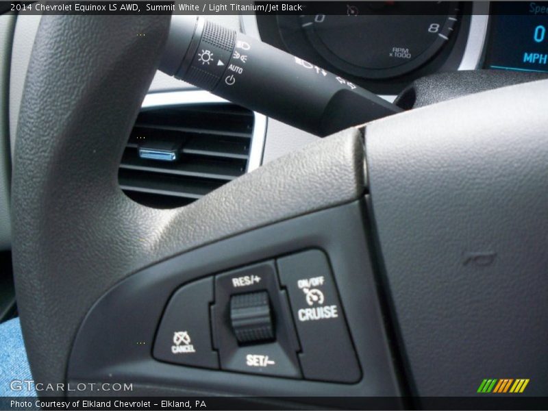 Summit White / Light Titanium/Jet Black 2014 Chevrolet Equinox LS AWD