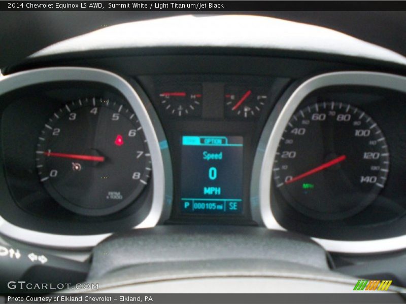 Summit White / Light Titanium/Jet Black 2014 Chevrolet Equinox LS AWD