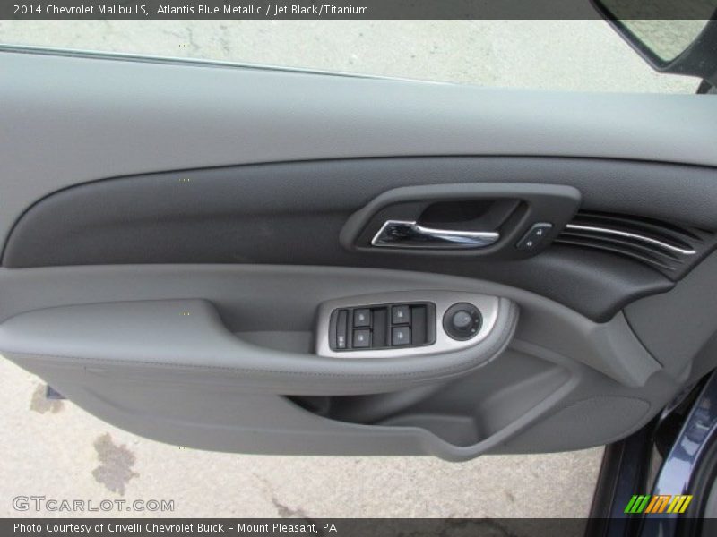 Atlantis Blue Metallic / Jet Black/Titanium 2014 Chevrolet Malibu LS