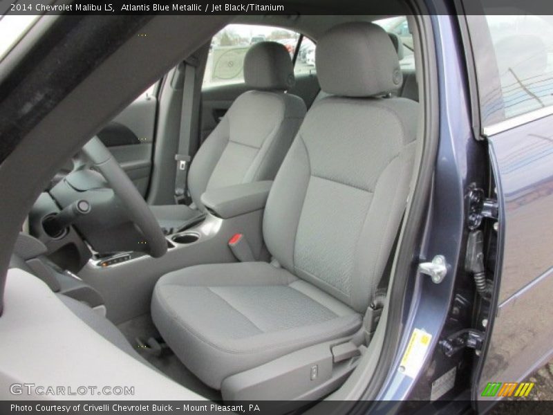 Atlantis Blue Metallic / Jet Black/Titanium 2014 Chevrolet Malibu LS