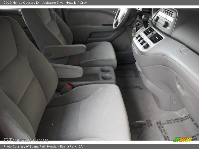 Alabaster Silver Metallic / Gray 2010 Honda Odyssey LX