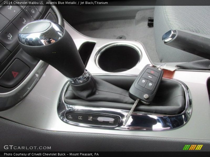Atlantis Blue Metallic / Jet Black/Titanium 2014 Chevrolet Malibu LS