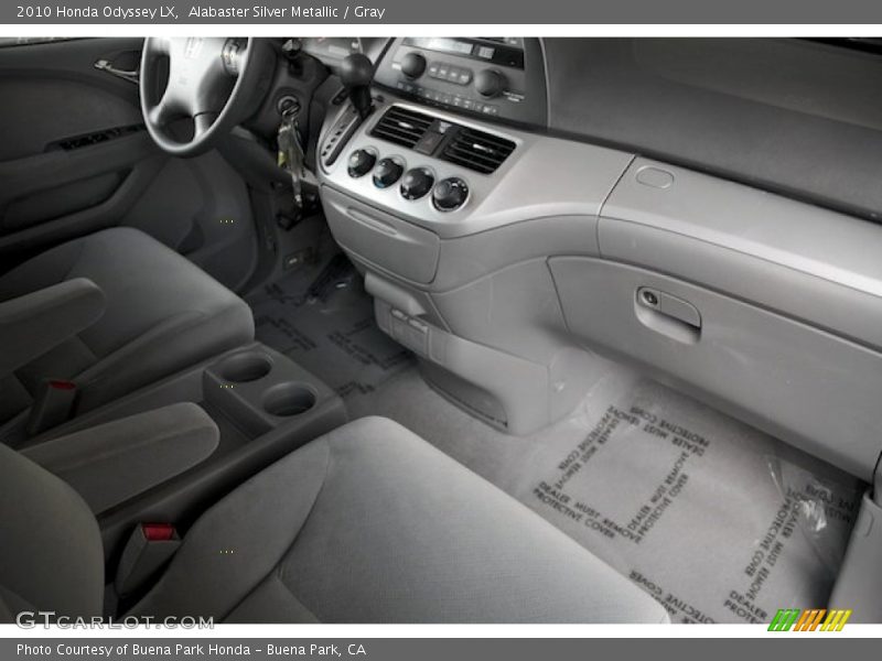 Alabaster Silver Metallic / Gray 2010 Honda Odyssey LX