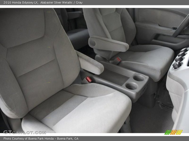 Alabaster Silver Metallic / Gray 2010 Honda Odyssey LX