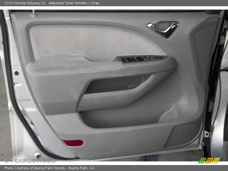 Alabaster Silver Metallic / Gray 2010 Honda Odyssey LX