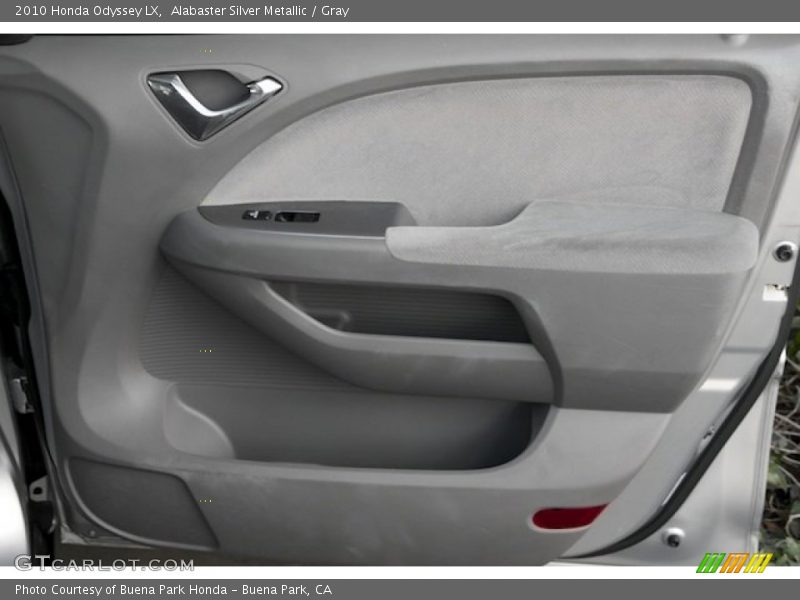 Alabaster Silver Metallic / Gray 2010 Honda Odyssey LX