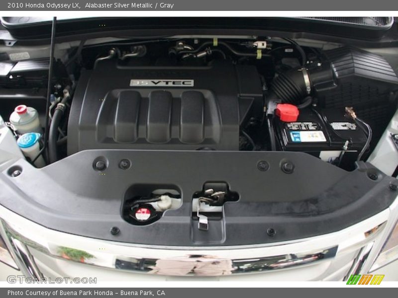 Alabaster Silver Metallic / Gray 2010 Honda Odyssey LX