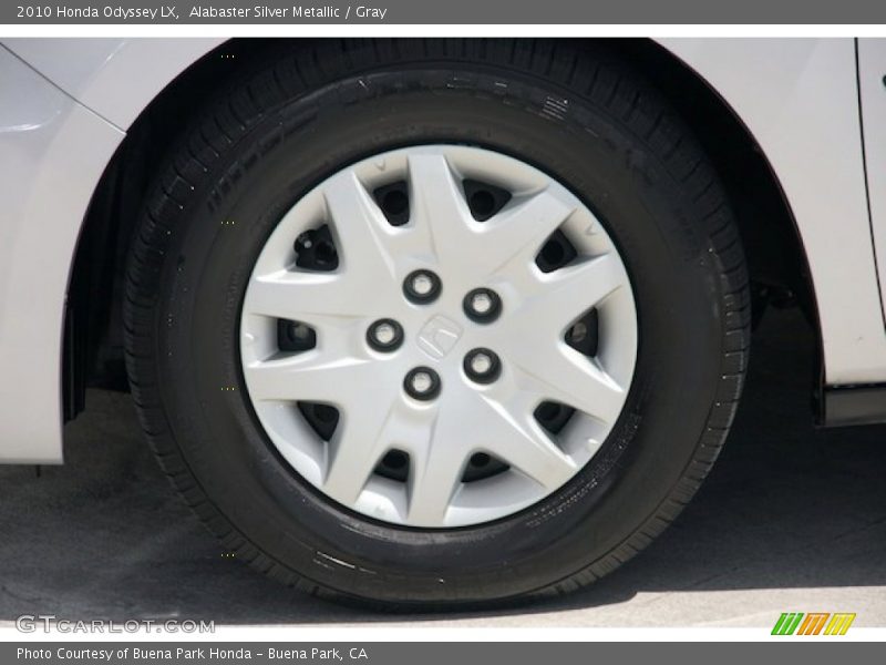 Alabaster Silver Metallic / Gray 2010 Honda Odyssey LX