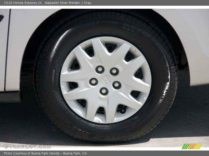 Alabaster Silver Metallic / Gray 2010 Honda Odyssey LX