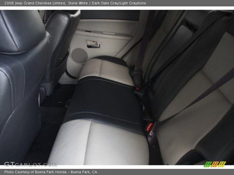 Stone White / Dark Slate Gray/Light Graystone 2008 Jeep Grand Cherokee Limited