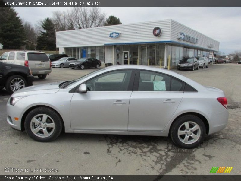 Silver Ice Metallic / Jet Black 2014 Chevrolet Cruze LT
