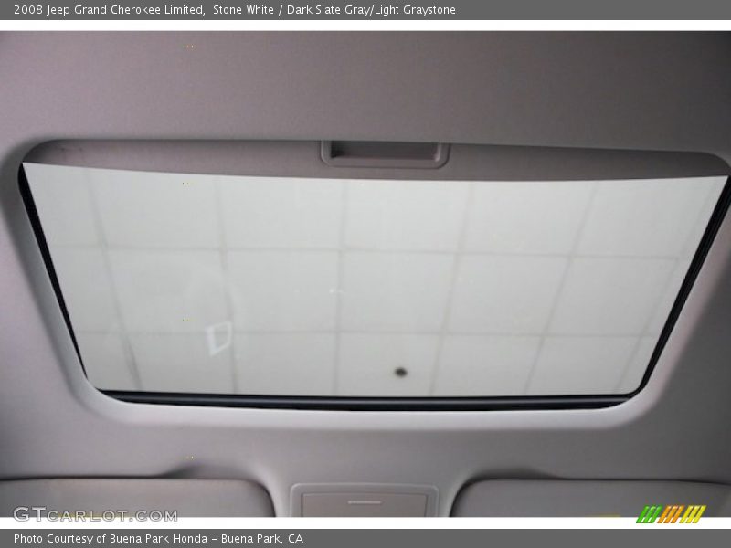 Stone White / Dark Slate Gray/Light Graystone 2008 Jeep Grand Cherokee Limited