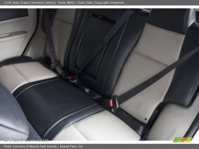 Stone White / Dark Slate Gray/Light Graystone 2008 Jeep Grand Cherokee Limited