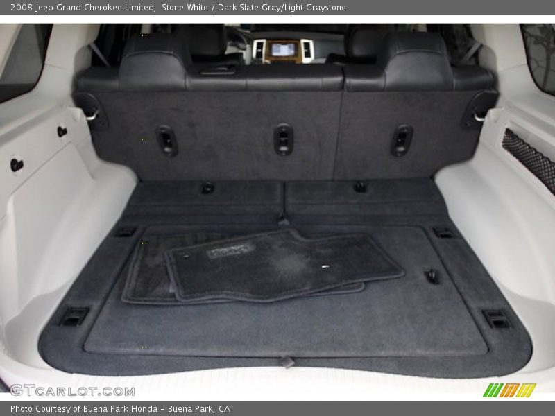 Stone White / Dark Slate Gray/Light Graystone 2008 Jeep Grand Cherokee Limited