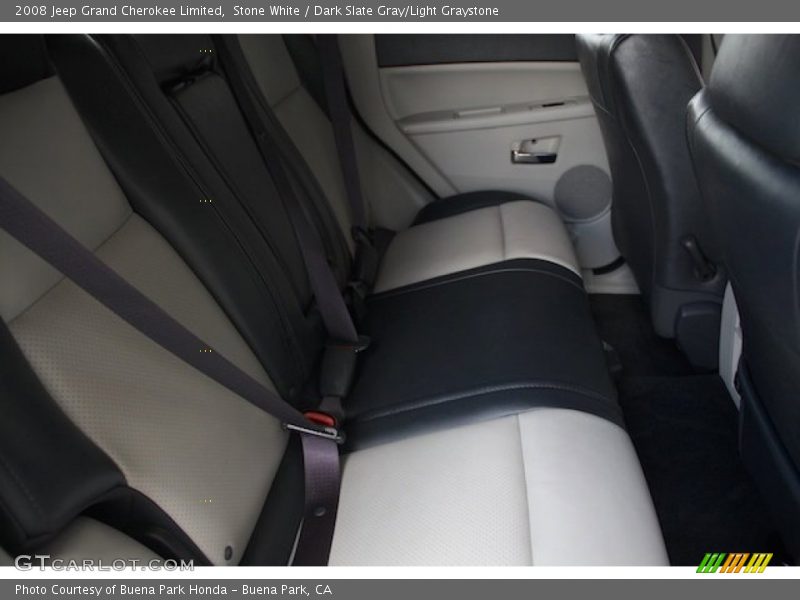 Stone White / Dark Slate Gray/Light Graystone 2008 Jeep Grand Cherokee Limited