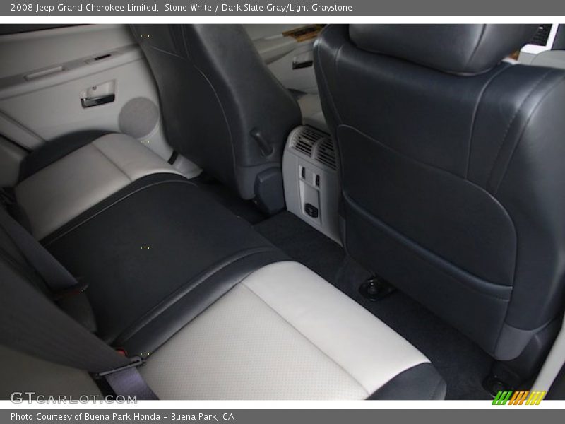 Stone White / Dark Slate Gray/Light Graystone 2008 Jeep Grand Cherokee Limited