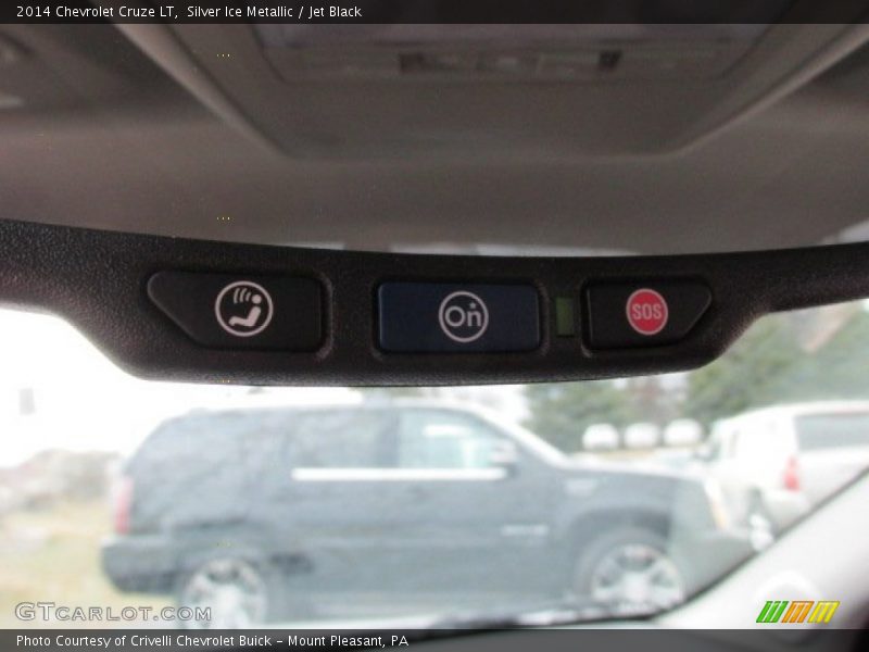 Silver Ice Metallic / Jet Black 2014 Chevrolet Cruze LT