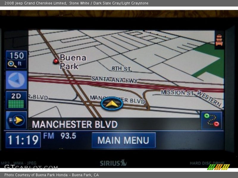 Stone White / Dark Slate Gray/Light Graystone 2008 Jeep Grand Cherokee Limited