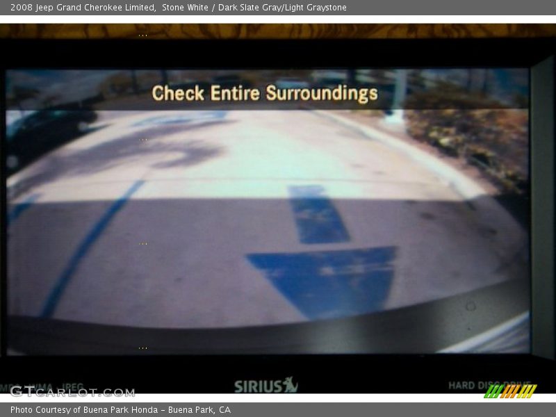 Stone White / Dark Slate Gray/Light Graystone 2008 Jeep Grand Cherokee Limited