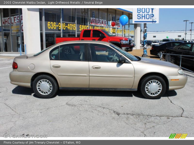 Light Driftwood Metallic / Neutral Beige 2003 Chevrolet Malibu Sedan