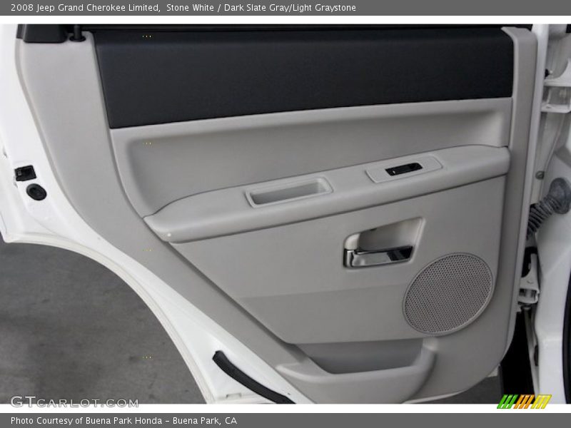 Stone White / Dark Slate Gray/Light Graystone 2008 Jeep Grand Cherokee Limited