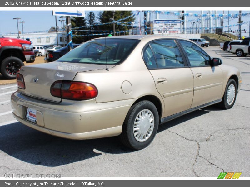 Light Driftwood Metallic / Neutral Beige 2003 Chevrolet Malibu Sedan