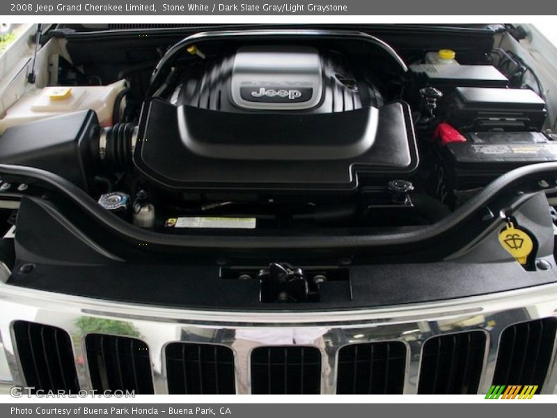 Stone White / Dark Slate Gray/Light Graystone 2008 Jeep Grand Cherokee Limited