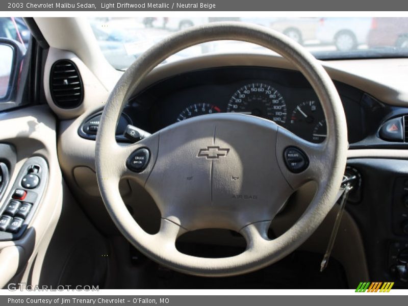 Light Driftwood Metallic / Neutral Beige 2003 Chevrolet Malibu Sedan